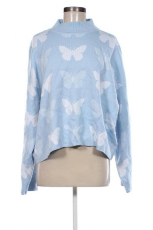 Γυναικείο πουλόβερ H&M Divided, Μέγεθος XXL, Χρώμα Μπλέ, Τιμή 11,66 €