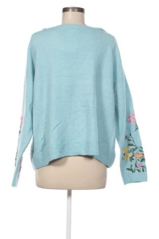 Дамски пуловер H&M L.O.G.G., Размер L, Цвят Син, Цена 29,00 лв.