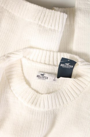 Damski sweter Hollister, Rozmiar L, Kolor Biały, Cena 148,73 zł