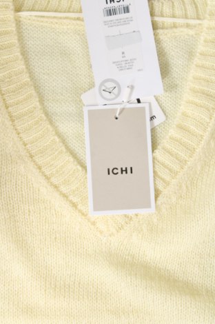 Γυναικείο πουλόβερ Ichi, Μέγεθος M, Χρώμα Κίτρινο, Τιμή 19,18 €