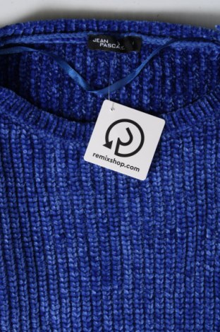 Дамски пуловер Jean Pascale, Размер M, Цвят Син, Цена 15,08 лв.