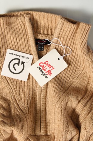 Дамски пуловер Jennyfer, Размер L, Цвят Бежов, Цена 26,22 лв.