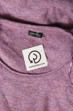Дамски пуловер Laura Torelli, Размер 3XL, Цвят Лилав, Цена 21,75 лв.
