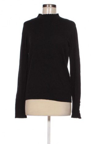 Дамски пуловер Laura Torelli, Размер M, Цвят Черен, Цена 15,95 лв.