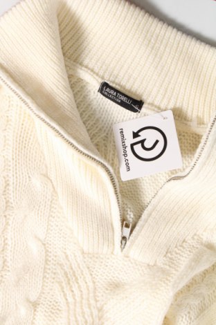 Γυναικείο πουλόβερ Laura Torelli, Μέγεθος S, Χρώμα Εκρού, Τιμή 9,87 €