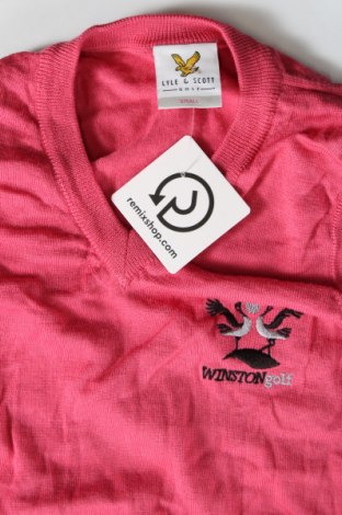 Дамски пуловер Lyle & Scott, Размер S, Цвят Розов, Цена 31,00 лв.