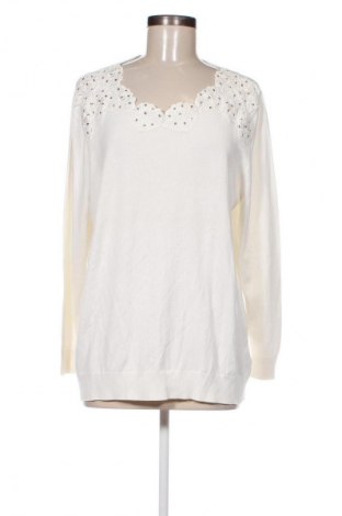 Γυναικείο πουλόβερ M. Collection, Μέγεθος XL, Χρώμα Λευκό, Τιμή 15,11 €