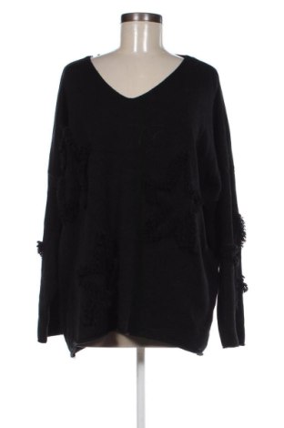 Дамски пуловер Made In Italy, Размер XL, Цвят Черен, Цена 28,52 лв.