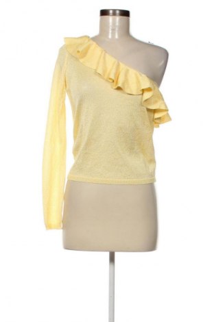 Дамски пуловер Mango, Размер L, Цвят Жълт, Цена 32,24 лв.