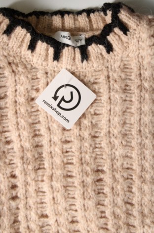 Дамски пуловер Mango, Размер M, Цвят Бежов, Цена 16,21 лв.