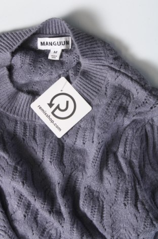 Дамски пуловер Manguun, Размер M, Цвят Сив, Цена 15,95 лв.