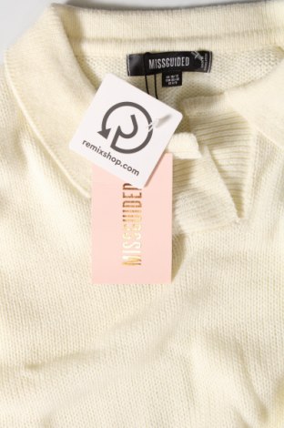 Γυναικείο πουλόβερ Missguided, Μέγεθος M, Χρώμα Εκρού, Τιμή 14,23 €