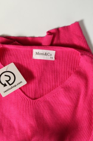 Дамски пуловер Moni&Co, Размер S, Цвят Розов, Цена 21,32 лв.