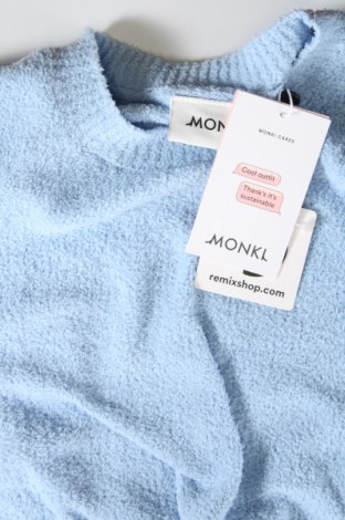 Дамски пуловер Monki, Размер L, Цвят Син, Цена 16,80 лв.