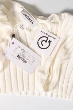 Дамски пуловер Monki, Размер XL, Цвят Бял, Цена 22,40 лв.