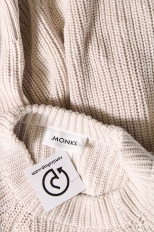 Дамски пуловер Monki, Размер M, Цвят Бежов, Цена 13,00 лв.