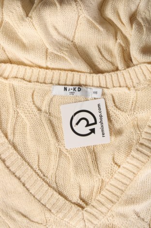 Γυναικείο πουλόβερ NA-KD, Μέγεθος XXS, Χρώμα  Μπέζ, Τιμή 15,22 €