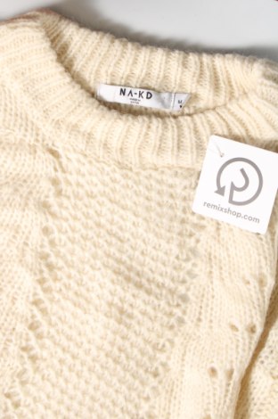 Γυναικείο πουλόβερ NA-KD, Μέγεθος M, Χρώμα Εκρού, Τιμή 13,19 €