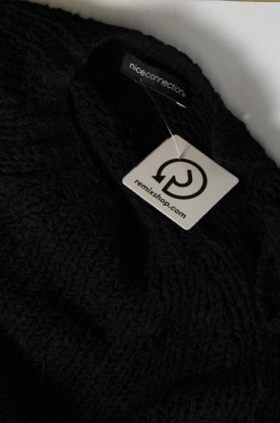 Дамски пуловер Nice Connection, Размер M, Цвят Черен, Цена 62,40 лв.