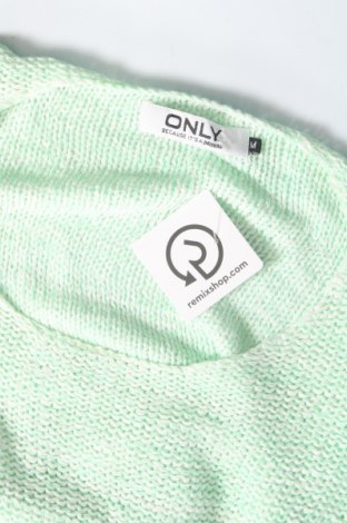 Дамски пуловер ONLY, Размер M, Цвят Зелен, Цена 14,04 лв.