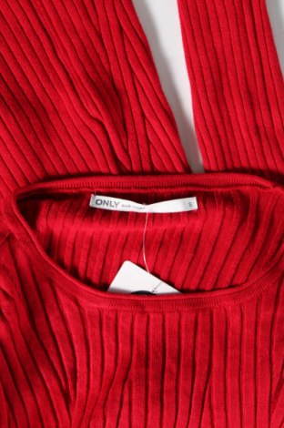 Дамски пуловер ONLY, Размер S, Цвят Червен, Цена 14,85 лв.
