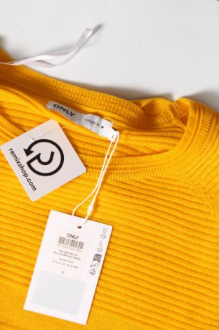 Γυναικείο πουλόβερ ONLY, Μέγεθος L, Χρώμα Κίτρινο, Τιμή 19,18 €