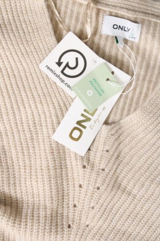Γυναικείο πουλόβερ ONLY, Μέγεθος S, Χρώμα  Μπέζ, Τιμή 19,18 €