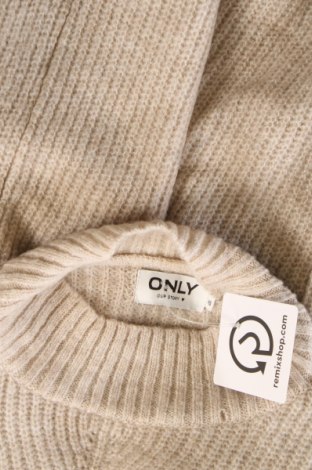 Γυναικείο πουλόβερ ONLY, Μέγεθος XS, Χρώμα  Μπέζ, Τιμή 15,68 €