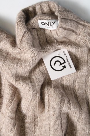 Дамски пуловер ONLY, Размер XS, Цвят Бежов, Цена 32,24 лв.