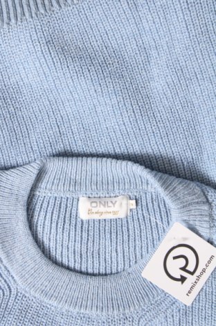Дамски пуловер ONLY, Размер S, Цвят Син, Цена 9,45 лв.