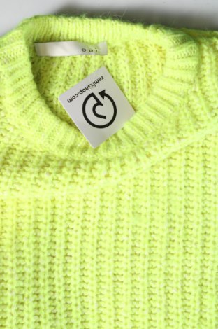 Γυναικείο πουλόβερ Oui, Μέγεθος M, Χρώμα Πράσινο, Τιμή 24,93 €