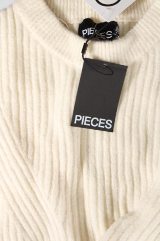 Pulover de femei Pieces, Mărime S, Culoare Ecru, Preț 122,37 Lei