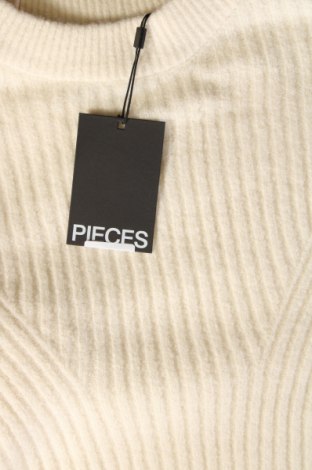 Pulover de femei Pieces, Mărime S, Culoare Ecru, Preț 122,37 Lei
