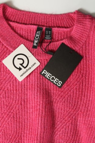 Дамски пуловер Pieces, Размер XS, Цвят Розов, Цена 32,24 лв.