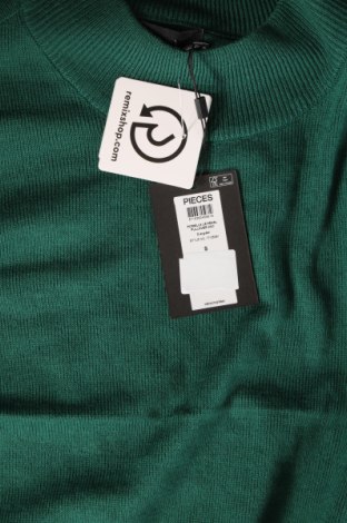 Pulover de femei Pieces, Mărime S, Culoare Verde, Preț 122,37 Lei