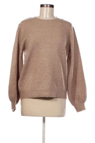 Дамски пуловер Pieces, Размер L, Цвят Кафяв, Цена 35,34 лв.