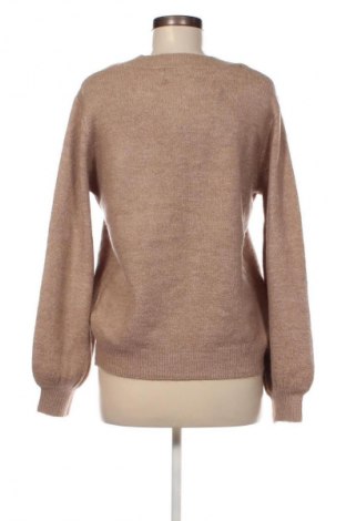 Дамски пуловер Pieces, Размер L, Цвят Кафяв, Цена 37,20 лв.