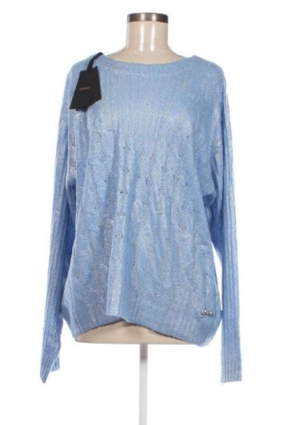 Дамски пуловер Pinko, Размер L, Цвят Син, Цена 289,75 лв.