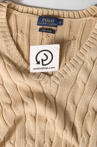 Дамски пуловер Polo By Ralph Lauren, Размер S, Цвят Бежов, Цена 205,10 лв.