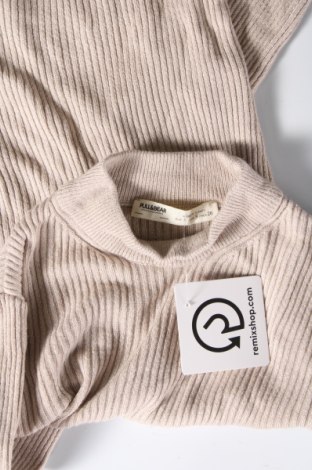 Γυναικείο πουλόβερ Pull&Bear, Μέγεθος S, Χρώμα  Μπέζ, Τιμή 9,87 €