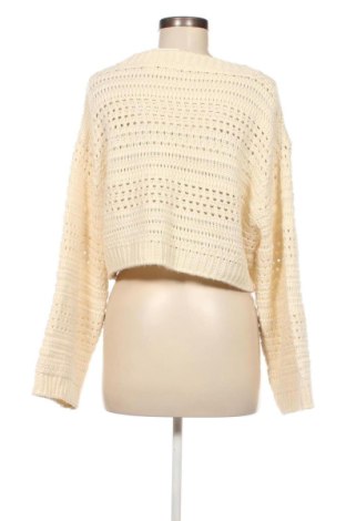 Дамски пуловер Pull&Bear, Размер M, Цвят Екрю, Цена 17,39 лв.