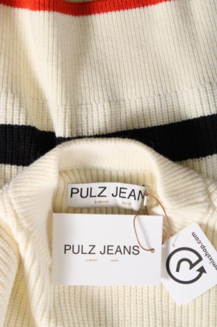 Γυναικείο πουλόβερ Pulz Jeans, Μέγεθος L, Χρώμα Εκρού, Τιμή 28,76 €