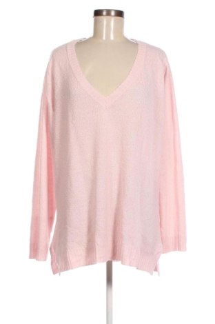 Дамски пуловер Queen-Size, Размер XL, Цвят Розов, Цена 29,00 лв.