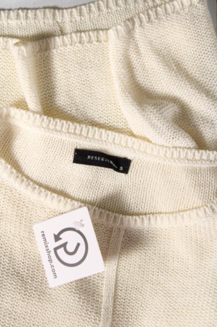 Дамски пуловер Reserved, Размер S, Цвят Екрю, Цена 17,39 лв.