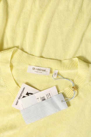 Γυναικείο πουλόβερ Rich & Royal, Μέγεθος S, Χρώμα Κίτρινο, Τιμή 44,74 €