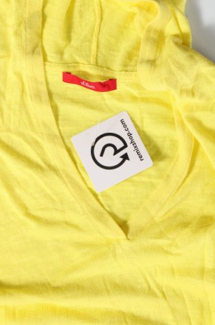 Дамски пуловер S.Oliver, Размер S, Цвят Жълт, Цена 21,32 лв.