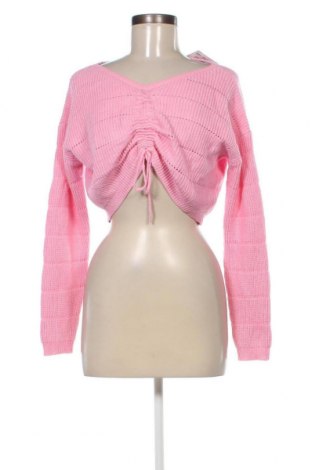 Дамски пуловер SHEIN, Размер L, Цвят Розов, Цена 15,95 лв.