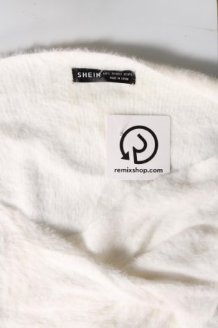 Γυναικείο πουλόβερ SHEIN, Μέγεθος L, Χρώμα Λευκό, Τιμή 9,33 €