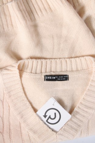 Γυναικείο πουλόβερ SHEIN, Μέγεθος L, Χρώμα Εκρού, Τιμή 9,87 €