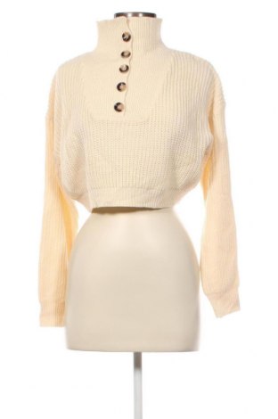 Дамски пуловер SHEIN, Размер S, Цвят Екрю, Цена 14,21 лв.
